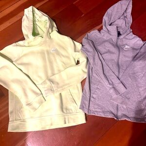 Two Youth Nike Sweatshirts - good condition!